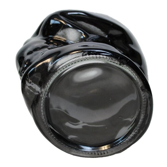 Black Skull Drink Dispenser Glass Spout Spooky Halloween Party up to 1 Gallon - Picture 7 of 9